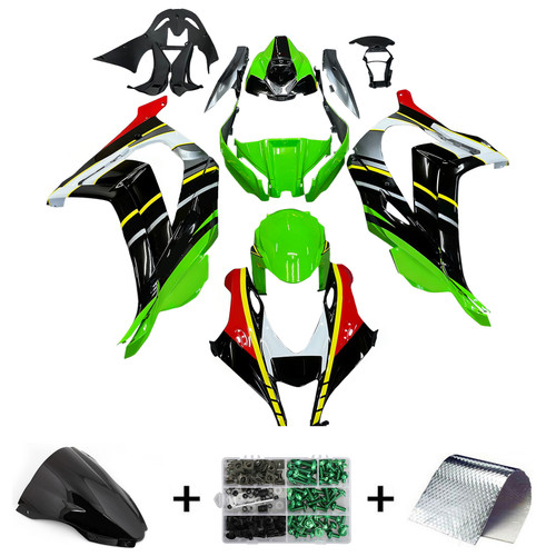 Injection Fairing Kit Bodywork Plastic ABS fit For Kawasaki ZX10R 2016-2020