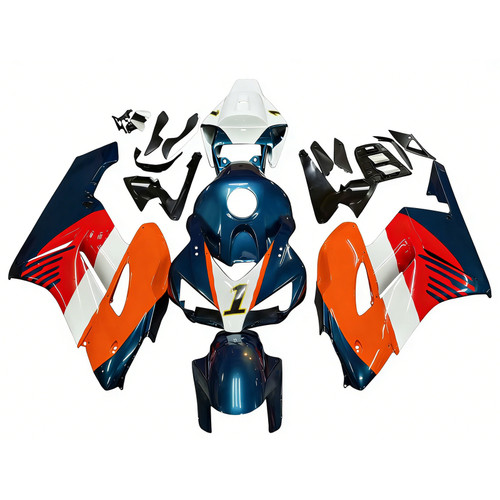 2004-2005 Honda CBR1000RR Injection Fairing Kit Bodywork Plastic ABS#177 Amotopart Fairing