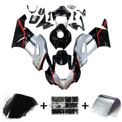 2004-2005 Honda CBR1000RR Injection Fairing Kit Bodywork Plastic ABS#198 Amotopart Fairing