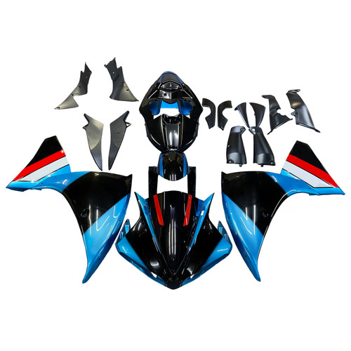 2009-2011 Yamaha YZF 1000 R1 Injection Fairing Kit Bodywork Plastic ABS#168 Amotopart Fairing