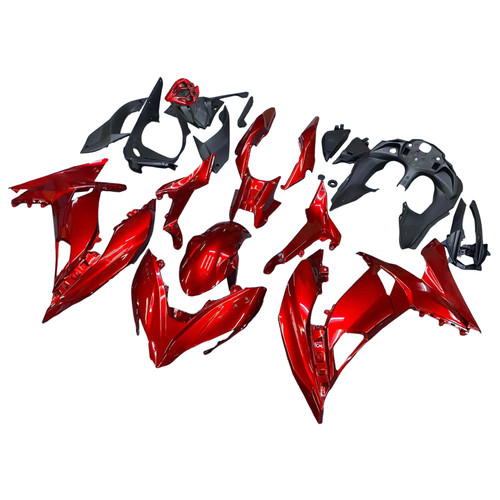2017-2019 Kawasaki ER6F/Ninja650R Injection Fairing Kit Bodywork Plastic ABS#112 Amotopart Fairing