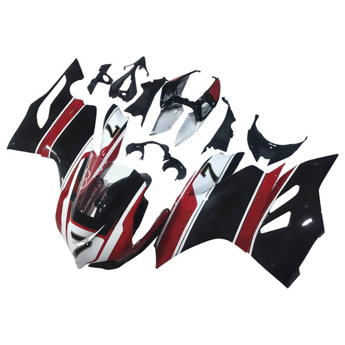 2012-2015 Ducati 1199 899 Injection Fairing Kit Bodywork Plastic ABS #107 Amotopart Fairing