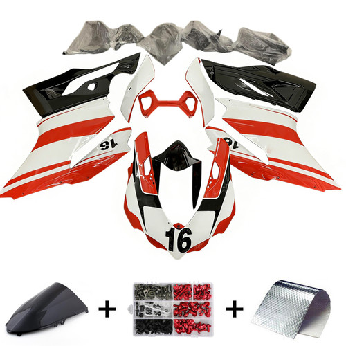 Injection Fairing Kit Bodywork Plastic ABS fit For Ducati 1199 2012-2015