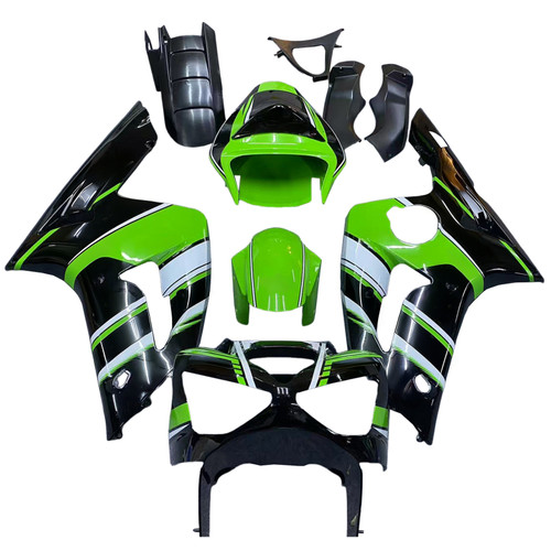 2003-2004 Kawasaki ZX6R 636 Injection Fairing Kit Bodywork Plastic ABS#121 Amotopart Fairing