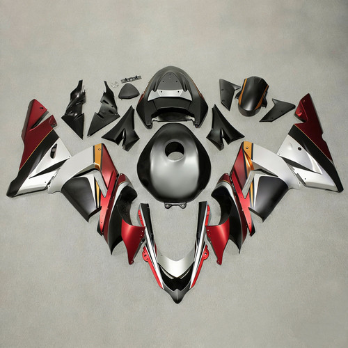 Injection Fairing Kit Bodywork Plastic ABS fit For Kawasaki ZX10R 2004-2005
