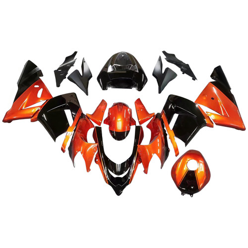 Injection Fairing Kit Bodywork Plastic ABS fit For Kawasaki ZX10R 2004-2005