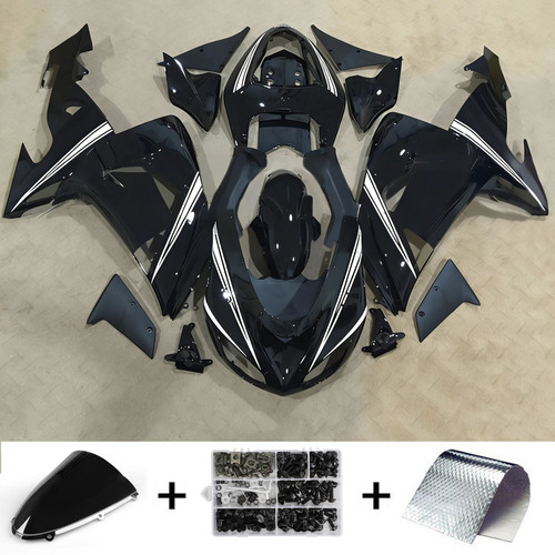 Injection Fairing Kit Bodywork Plastic ABS fit For Kawasaki ZX10R 2006-2007
