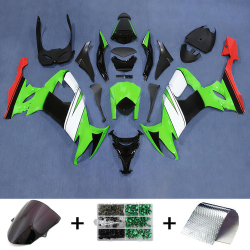 Injection Fairing Kit Bodywork Plastic ABS fit For Kawasaki ZX10R 2008-2010