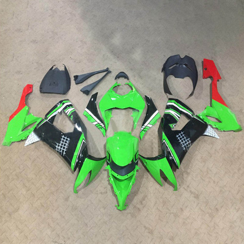 Injection Fairing Kit Bodywork Plastic ABS fit For Kawasaki ZX10R 2008-2010