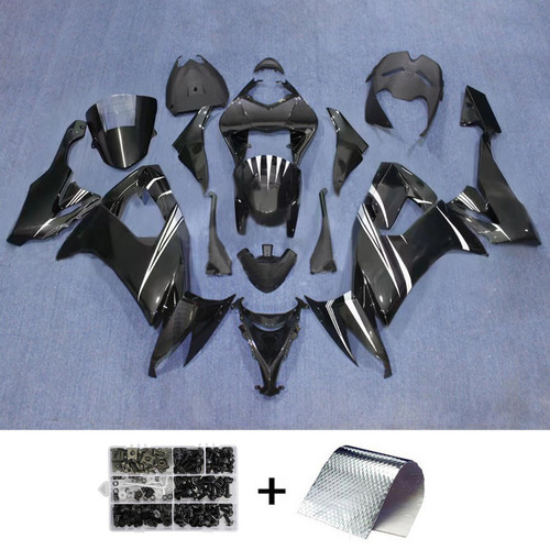Injection Fairing Kit Bodywork Plastic ABS fit For Kawasaki ZX10R 2008-2010