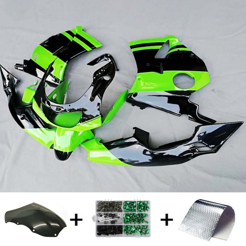 1992-1996 Kawasaki ZXR400 Injection Fairing Kit Bodywork Plastic ABS#104 Amotopart Fairing