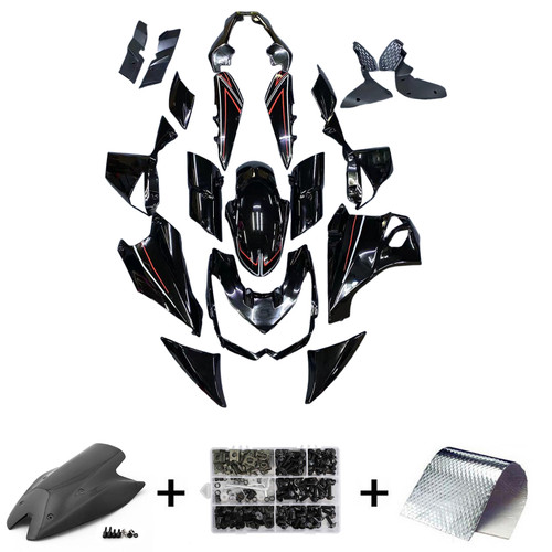 Injection Fairing Kit Bodywork Plastic ABS fit For Kawasaki Z1000 2010-2013