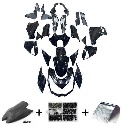 2010-2013 Kawasaki Z1000 Injection Fairing Kit Bodywork Plastic ABS#106 Amotopart Fairing