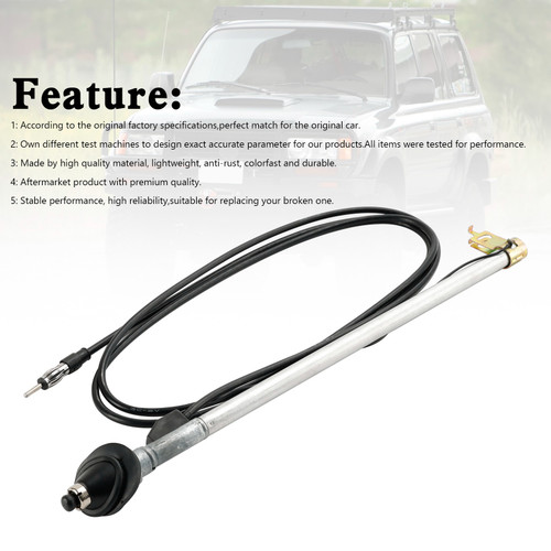 Heavy-Duty Manual Antenna Lock for Toyota Landcruiser 80 Series HDJ80 HZJ80 FZJ80