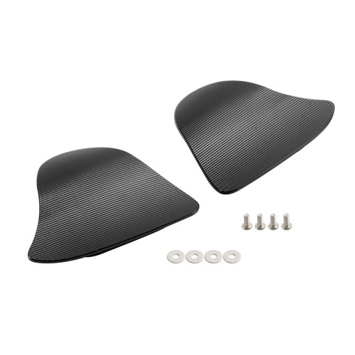 CNC Aluminum Black Mirror Block Off Plates For Yamaha YZF R1 / YZF R1M 2020-2024