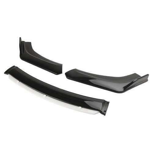 Mitsubishi Lancer Evolution Eclipse All Models All Models Front Bumper Lip Body Kit Gloss Black & White Generic