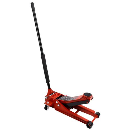 Aluminum Steel 3 Ton Floor Jack With Dual Pistons Quick Lift Pump Lift Car Auto Vehicles