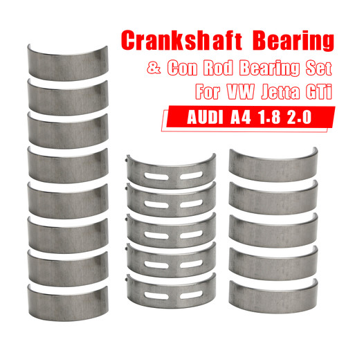 2008-2016 VOLKSWAGEN CC Golf GTI Jetta GLI EOS Passat Tiguan Scirocco Sharan Crankshaft Bearing & Con Rod Bearing Set 06H105561J, 06H105591J Generic