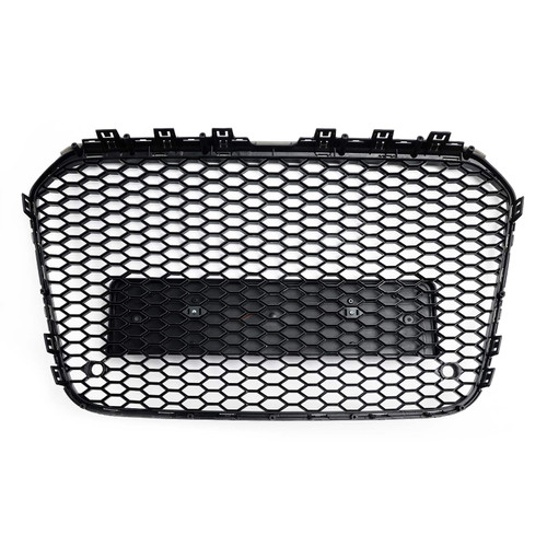 2012-2015 Audi A6 C7/S6 pre-facelift RS6 Style Honeycomb Front Bumper Grille Black Generic
