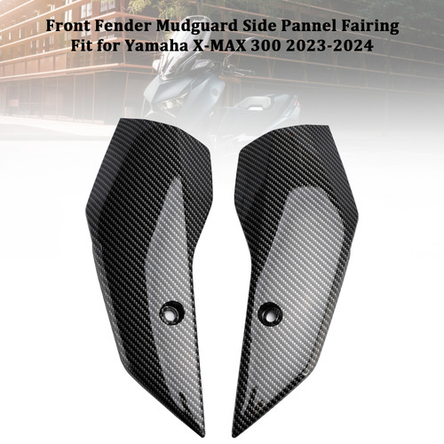 2023-2025 Yamaha X-MAX 300 XMAX300 Front Fender Side Panel Fairing Carbon Generic