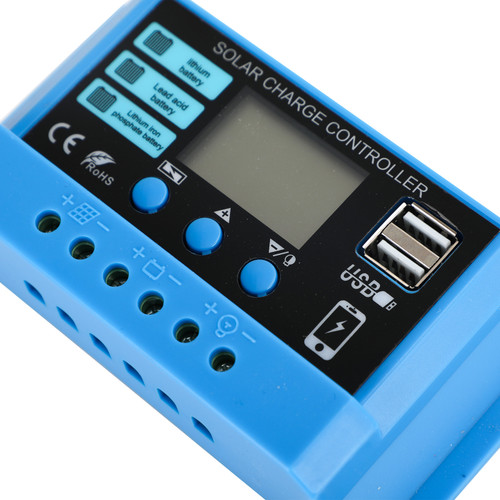 10A PWM Solar Charge Controller PV Regulator For Lifepo4 Lithium Lead Acid Gel