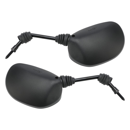 Piaggio Zip SP1 50cc LC FastRider 50cc AC Rearview Mirrors Left and Right M8x1.25 271018 Black Generic