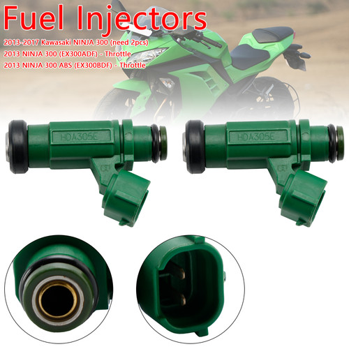 2013-2017 Ninja 300 2Pcs Fuel Injector 49033-0558 Generic - MotorGenic