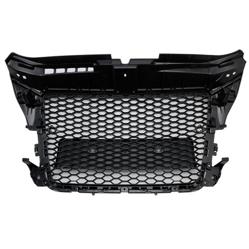 2008-2013 Audi A3 8P S3 RS3 Style Honeycomb Front Bumper Grille Black Generic