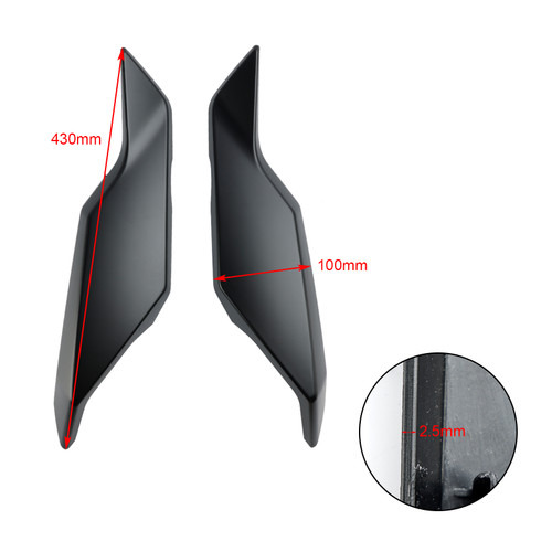 2018-2020 Yamaha Tracer 900 MT-09 Tracer GT Rear Tail Side Seat Fairing Panel Matte Black Generic