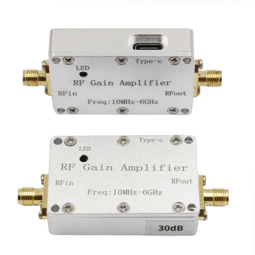 10M-6GHz RF Amplifier 30dB High Gain Driver Receiving Amplifier Receiver System