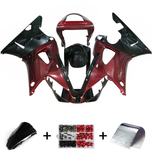 Injection Fairing Kit Bodywork Plastic ABS fit For Yamaha YZF 1000 R1 2000-2001