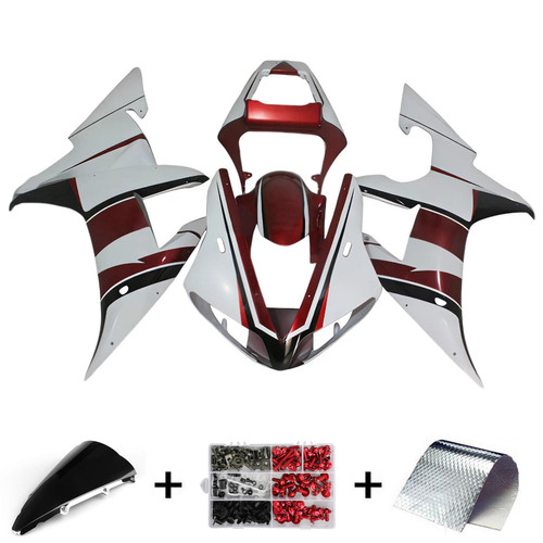 Injection Fairing Kit Bodywork Plastic ABS fit For Yamaha YZF 1000 R1 2002-2003