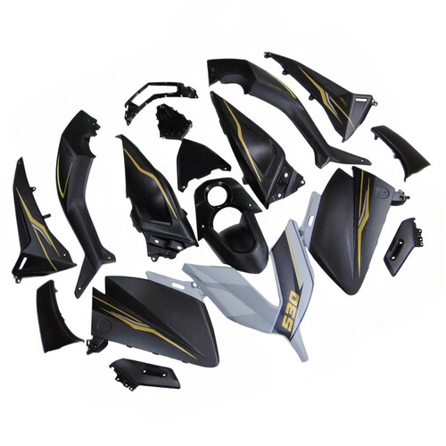 Injection Fairing Kit Bodywork ABS fit For Yamaha T-Max TMAX530 2015-2016