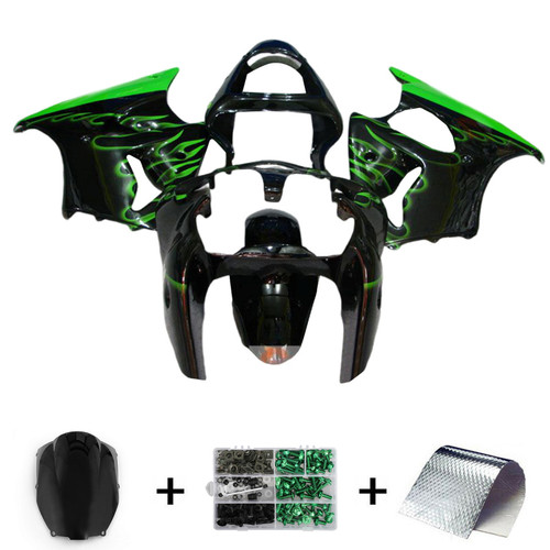 Injection Fairing Kit Bodywork For Kawasaki ZX6R 636 2000-2002 ZZR600 2005-2008