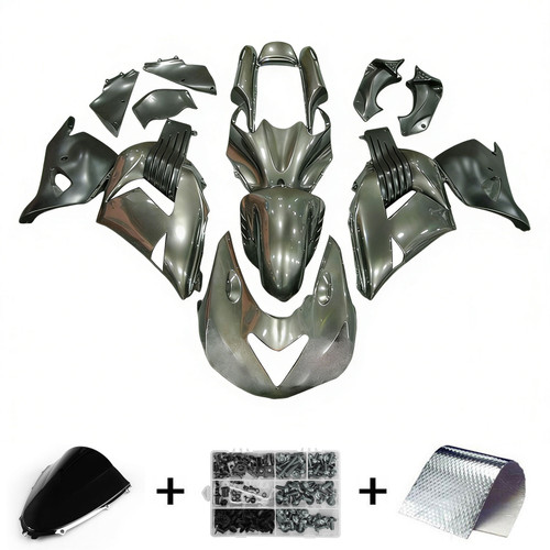 Injection Fairing Kit Bodywork fit For Kawasaki ZX14R ZZR1400 2006-2011