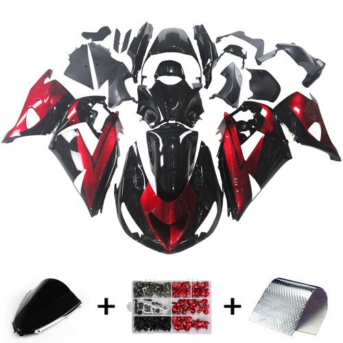 2006-2011 Kawasaki ZX14R ZZR1400 Injection Fairing Kit Bodywork Amotopart Fairing #141