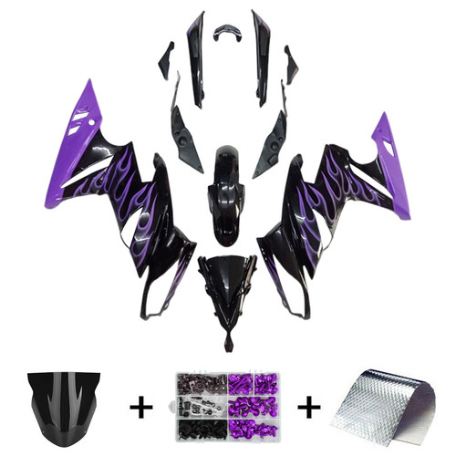 2009-2011 Kawasaki Ninja650 ER-6F EX650 Injection Fairing Kit Plastic Amotopart Fairing #104