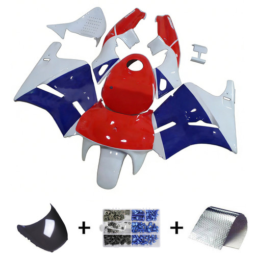 1988-1992 Honda VFR400R NC30 Injection Fairing Kit Bodywork Plastic ABS Amotopart Fairing #106
