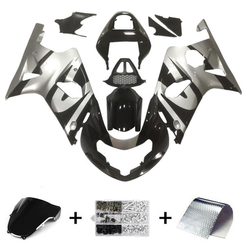2000-2002 Suzuki GSXR1000 K1 K2 Injection Fairing Kit Bodywork Plastic ABS Amotopart Fairing #123