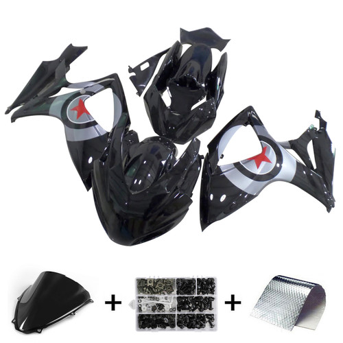 2006-2007 Suzuki GSXR600 GSXR750 GSXR 600/750 K6 Injection Fairing Kit Bodywork Plastic ABS Amotopart Fairing #220