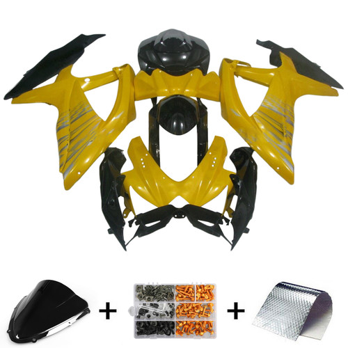 Injection Fairing Kit Bodywork Plastic ABS For Suzuki GSXR 600/750 2008-2010 K8