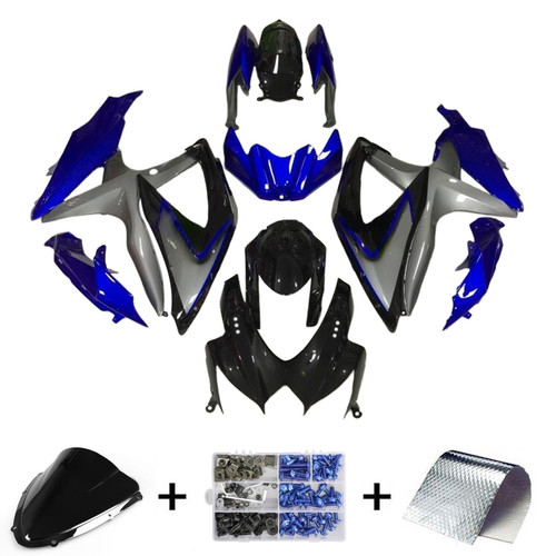 Injection Fairing Kit Bodywork Plastic ABS For Suzuki GSXR 600/750 2008-2010 K8