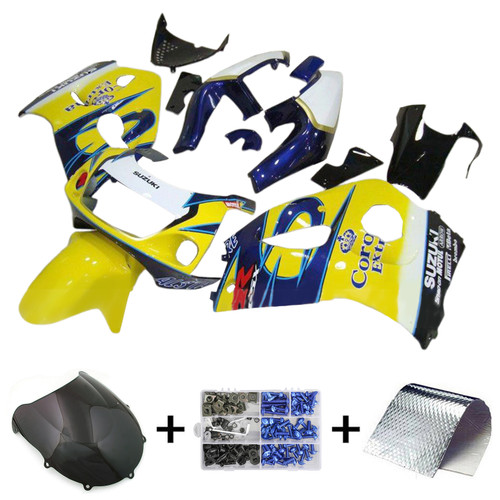 1996-2000 Suzuki GSXR600 / 1996-1999 GSXR750 Injection Fairing Kit Bodywork Plastic ABS Amotopart Fairing #136