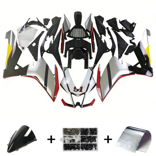 2009-2015 Aprilia RSV4 1000 Injection Fairing Kit Bodywork Plastic ABS Amotopart Fairing #116