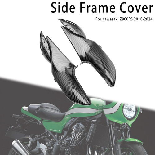 2018-2024 Kawasaki Z900RS Side Frame Panel Protector Fairings Cover Carbon Generic