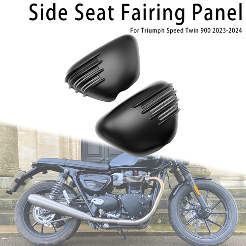 2023-2024 Triumph Speed Twin 900 Side Seat Fairing Panel Cowl Matte Black Generic