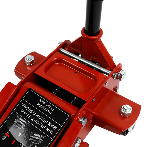 Aluminum Steel 3 Ton Floor Jack With Dual Pistons Quick Lift Pump Lift Car Auto Vehicles