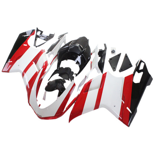 2007-2011 Ducati 1098 1198 848 Fairing Kit Bodywork Plastic ABS Amotopart Fairing #112