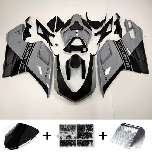 2007-2011 Ducati 1098 1198 848 Fairing Kit Bodywork Plastic ABS Amotopart Fairing #132