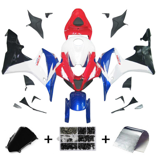 2007-2008 Honda CBR600RR F5 Injection Fairing Kit Bodywork Plastic ABS Amotopart Fairing #123